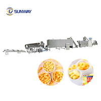 Ligne de production de snacks soufflés extrudés à succès, formes personnalisées, machines à snacks à base de céréales pour le marché mondial