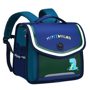 My Pet Dragon Horizontal <b>Backpack</b> For Kids Large Capacity <b>Waterproof</b> Breathable <b>School</b> Bag Unisex Anime Cartoon Design - Product Image 5