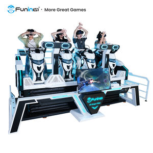 Jeu de montagnes russes de réalité virtuelle dynamique 9D VR Simulateur 9D VR - Product Image 6