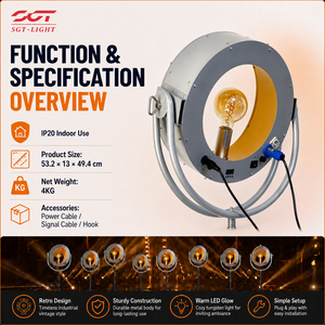 Bombilla LED <span class=keywords><strong>de</strong></span> 4W <span class=keywords><strong>de</strong></span> Estilo Retro, Luz Cálida <span class=keywords><strong>de</strong></span> Filamento DMX512, Estilo Retro para Bodas y Eventos - Product Image 3