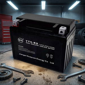 <span class=keywords><strong>Batterie</strong></span> de <span class=keywords><strong>moto</strong></span> rechargeable <span class=keywords><strong>12V</strong></span> 9Ah de haute qualité, scellée, à décharge profonde, au plomb-acide, pour démarrage YT9-BS - Product Image 1