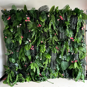 SPR demoiselles d'honneur bouquet vert feuille artificielle herbe pour <span class=keywords><strong>mur</strong></span> artificiel buis haie tapis rouleau pour jardin extérieur décoration - Product Image 1