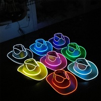 All'ingrosso LED lampeggiante cappello da Cowboy con paillettes per le prestazioni del partito