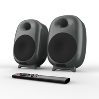 Bestisan SR08 80W Mini haut-parleur d'étagère de cinéma maison avec couvercle en treillis métallique Caractéristiques des basses puissantes et des systèmes de cinéma maison