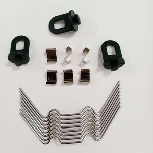 Pinces à glaçage en acier inoxydable, raccords à fil W pour serre en Aluminium, pinces à fixation solide - Product Image 3