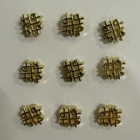 Boutons à tige creux double bonheur plaqués or écologiques personnalisés pour vêtements de mariage, cheongsam, manteaux et embellissement de sacs à main