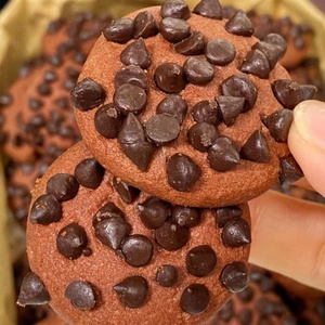 Source Factory Wholesale Supply Fresh Baked Double Chocolate Chip <strong>Egg</strong> Sweet Crispy Biscuits 260g Boxed Party Snacks - Product Image 1