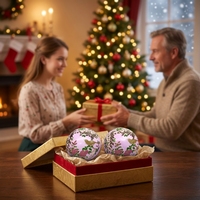 Boules de Baoding en métal de luxe chinoises, boules de massage anti-stress, jouet d'exercice pour les mains, cadeau de Noël, personnalisable