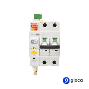Interruptor de Circuito Inteligente Wi-Fi Gloca 2P 32A 250V, Control por Aplicación Tuya, con Función de Reinicio Automático, Uso Universal - Product Image 3