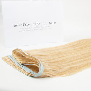 Longue bande de <span class=keywords><strong>cheveux</strong></span> russes à double trame, invisible, en <span class=keywords><strong>cheveux</strong></span> humains - Product Image 2