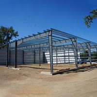 Estructura de acero Hall Design Commercial Wide Span Estructura prefabricada Almacenes Estructuras de acero Construir