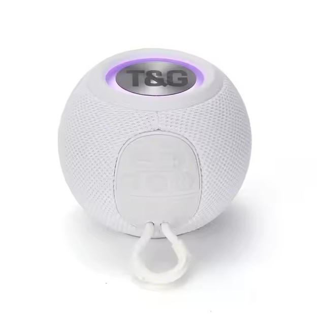 TG337 Blue Tooth Speaker Wireless Colorful Lamp Fabric USB TF Aux Subwoofer Outdoor Portable Belt Mini Speaker BT RGB Light
