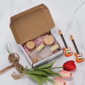 Cajas de Cartón Corrugado Marrón para Envíos Agrícolas, Rectangulares, con Recortes Troquelados, para Emprendedores de Productos Agrícolas como Harina de Maíz - Product Image 5