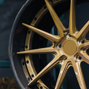 Luxury Multi <b>Spoke</b> Forged Carbon Fiber <b>Wheel</b> Deep Dish Concave Alloy Rim Custom Color PCD ET Passenger Vehicle <b>Wheel</b> - Product Image 6