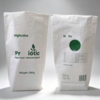 Sac tissé en PP laminé en papier kraft écologique 20kg/50kg à prix d'usine avec impression offset – Sac d'emballage industriel durable