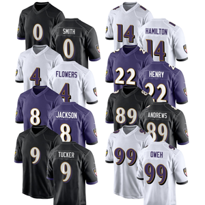 Camisetas Deportivas de Fútbol Americano de Baltimore 2025 para Hombre y Mujer, Camisetas con Logotipo Bordado, Personalizables, Talla Grande, Cortas, de Verano - Product Image 1