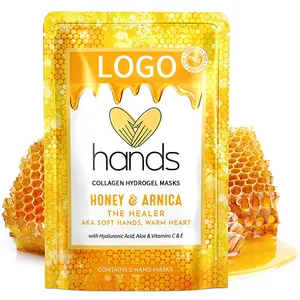Maschera per le mani con etichetta privata guanti per maschere per le mani al miele biologico e nutriente Cruelty-Free