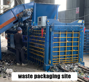 Multifunctional Packing Wrapping Baler Machine <b>Textile</b> Press Packaging Machine Used Clothing Baler scrap Fabric Compactor Baler - Product Image 3