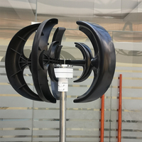 Générateur éolien à axe vertical Maglev 1000W 12V 24V avec contrôleur de charge MPPT pour système domestique