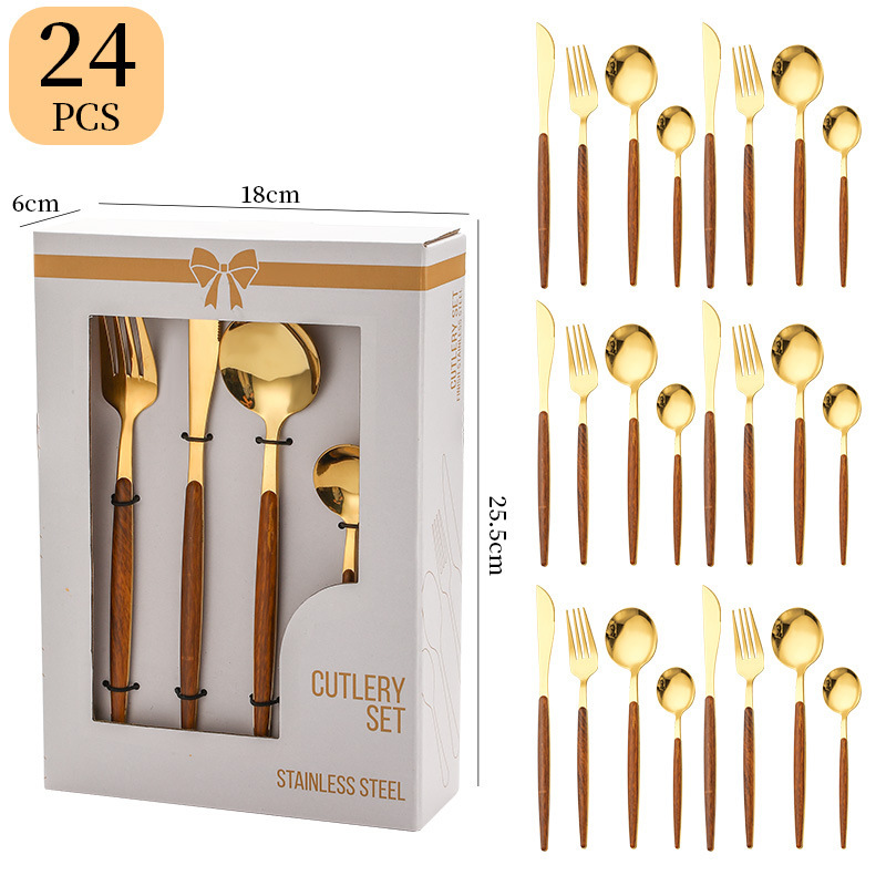 Gold 24 piece set
