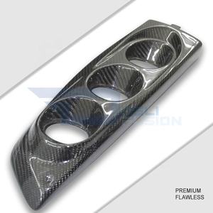 Pour Toyota 2013-2021 Ft86 Gt86 Frs Zn6 Subaru Brz Zc6 Blz Style, support de tableau de bord triple jauge en fibre de carbone 60 mm (RHD), pièces automobiles - Product Image 3