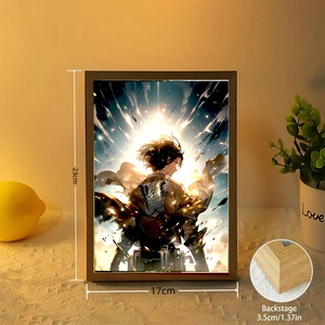 <span class=keywords><strong>Attaque</strong></span> sur Titan <span class=keywords><strong>Anime</strong></span> Figure Lumière Peinture Photo Cadre Levi Mikasa Action Collection Led Veilleuse De Noë<span class=keywords><strong>l</strong></span> 2024 Enfants Cadeaux - Product Image 5