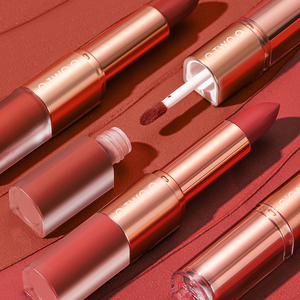 Son bóng lì O.TWO.O bán buôn trực tiếp, 8 màu, không thử nghiệm trên động vật, lâu trôi, chống nước, son môi lỏng <span class=keywords><strong>2</strong></span> trong 1 - Product Image 3