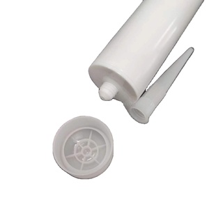 Cartucho de una pieza de <span class=keywords><strong>HDPE</strong></span>/LDPE vacío de 300ml con tapa utilizada para sellador y relleno de silicona Color personalizado - Product Image 1