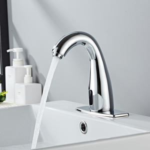 Grifo Automático de Cobre con Sensor, Monomando, Sin Contacto, Infrarrojo, para Lavabo - Product Image 1