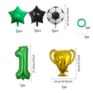 Ballon en aluminium de 32 pouces avec le numéro <span class=keywords><strong>FIFA</strong></span> pour la célébration d'événements de football, décoration de fête, vente en gros - Product Image 2