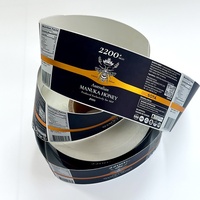 Autocollants en vinyle doré personnalisés, imperméables, avec logo imprimé sur mesure pour les pots de cosmétiques et de miel
