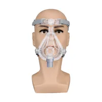 مصنع الجملة السيارات المحمولة Cpap جهاز التنفس BIPAP قناع كامل الوجه قناع