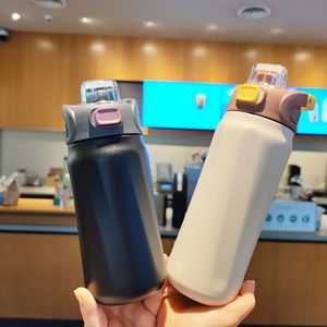 Cross Border Ecommerce Dual Drink Pop Up Mug 316 Stainless Steel Vacuum Insulated 700ml Portable Outdoor Travel Cup - Product Image 3