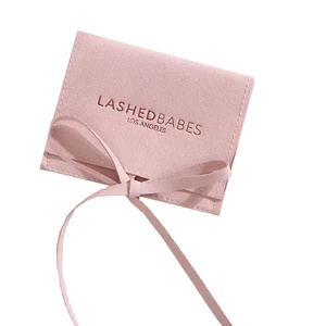100 Unit Logo Multi-function Fashion Suede Microfiber Custom Made Jewelry Pouch With Logo