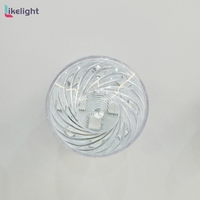 Luz LED de píxel tipo cabujón direccionable de 60 mm, DC24V RGB UCS2903 DMX512, 18 LED SMD5050, IP65, para iluminación de atracciones de parques de diversiones al aire libre