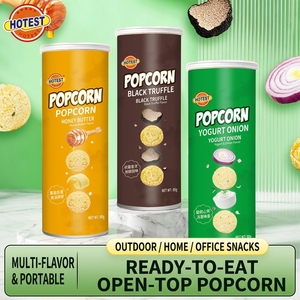 Palomitas de Maíz Listas para <span class=keywords><strong>Comer</strong></span>, Serie para la Oficina, Impulso de Energía, 80g, en Lata de Papel - Product Image 1