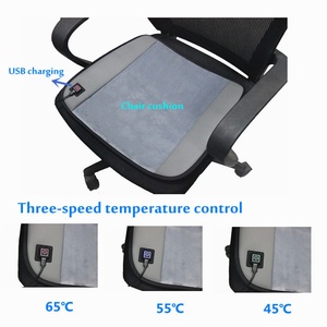 Electric Heater Seat <b>Cushions</b> Graphene Coating Car Seats Covers Heating <b>Pad</b> Chair DONGGUAN Custom Logo Washable USB Charging 5W - Product Image 5