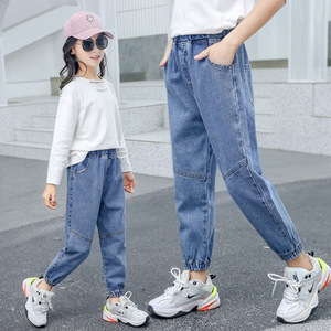 2025 nuovi Jeans Casual da ragazza <span class=keywords><strong>pantaloni</strong></span> lunghi per bambini graziosi cartoni animati stampa diretta vendite di fabbrica per la primavera autunno stagione all'ingrosso - Product Image 6