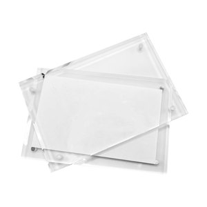 Đứng miễn phí hai mặt không KHUNG 10 + 10mm Acrylic hiển thị hình ảnh rõ ràng khung ảnh từ máy tính để bàn 8x10 4x6 Logo - Product Image 4