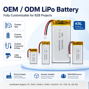 Аккумулятор LiPo 3.7V 680mAh 102530 плоский, с длительным временем работы, от OEM-поставщика, для дисплеев электронных книг, мягкий корпус - Product Image 1