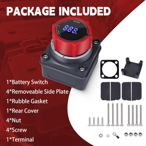 Interruptor de Desconexión de Batería de Alta Corriente con Pantalla Digital, Nuevo Interruptor Aislador de Equipo Solar para Yates/RV - Product Image 4