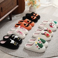 Pantuflas de Halloween con diseño de calabaza fantasma, divertidas, cálidas, para parejas, para interiores, para el hogar, para hombres y mujeres