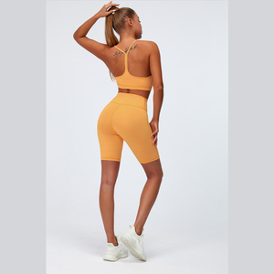 Soutien-gorge de sport personnalisé pour femme, taille élastique unie, coupe ajustée, séchage rapide, écologique, pour gym et yoga - Product Image 3