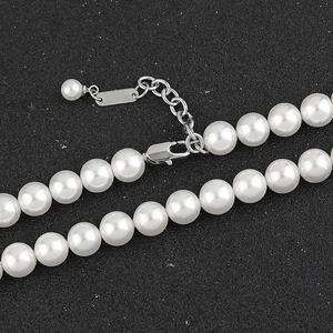 Wholesale Different Size High Quality Circle Natural White Freshwater Pearl Beads Strands Jewellery for Gift - Product Image 6