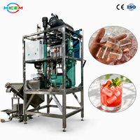 Machine à glace en tubes industrielle de 3 tonnes, en acier inoxydable SS304, refroidie par air, fabricant de tubes personnalisé, fiable et durable pour la production de glace en usine commerciale