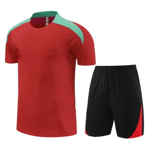 24 25 Football Cup Club Adult Fan Soccer Uniform Set National Training Clothing Portugal Soccer Jersey Set