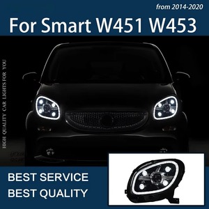 ไฟหน้า HETOP <span class=keywords><strong>Smart</strong></span> W453 W451 ปี <span class=keywords><strong>2015</strong></span>-2020 อัพเกรดเป็นไฟ LED พร้อมไฟ DRL ไฟเลี้ยว เลนส์  สำหรับรถเบนซ์ - Product Image 5