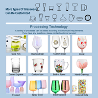 Verres à vin rouge SAMYO personnalisés à longue tige, grande capacité, pour gin tonic, mariage et bar