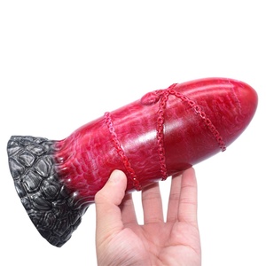 New Sex Toy 2021 FAAK Scarlett Color Monster <b>Dildo</b> Forbidden Fruit Plug Enorme Anal Dilat Consoladores Juguetes Eroticos - Product Image 6