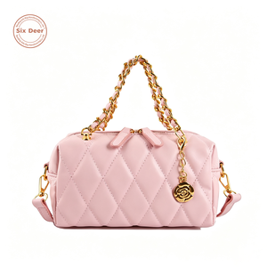 Borsa da Donna di Lusso con Manico a Rombi, Fornitura all'Ingrosso, Classica ed Elegante con Tracolla a Catena Dorata - Product Image 1